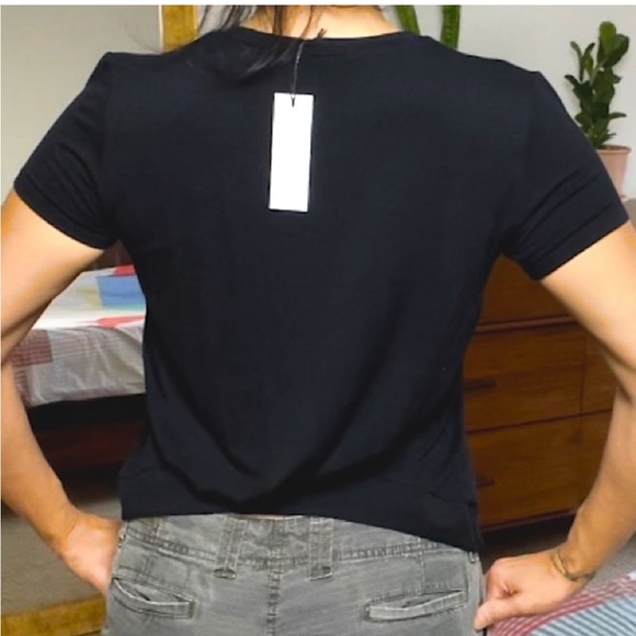 🇺🇸 MICHAEL STARS Drape Back T shirt Q28 - Picture 4 of 9